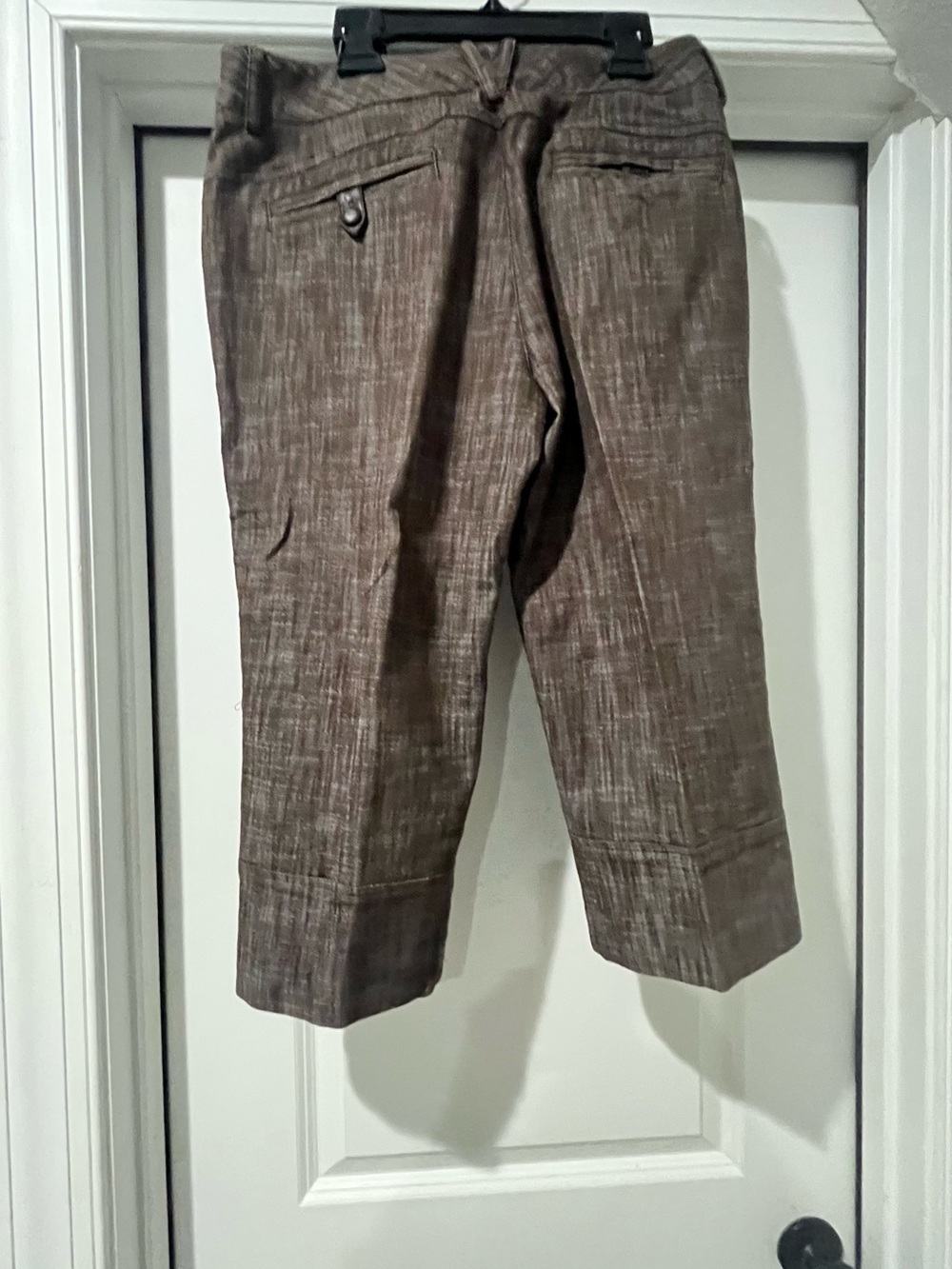 Cato Brown Sleeveless Tunic (L) with White Embroidery and coordinating pant (8). - Picture 2 of 3